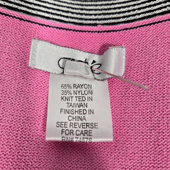 Y2K Vintage CACHE Cottagecore Pink Halter Strappy Slinky Knit Tank Top Size M. - Picture 14 of 17